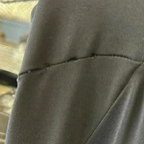 Cabi Women's Medium Black Jersey Empire Waist Knee Length Dress Size small - Picture 8 of 8